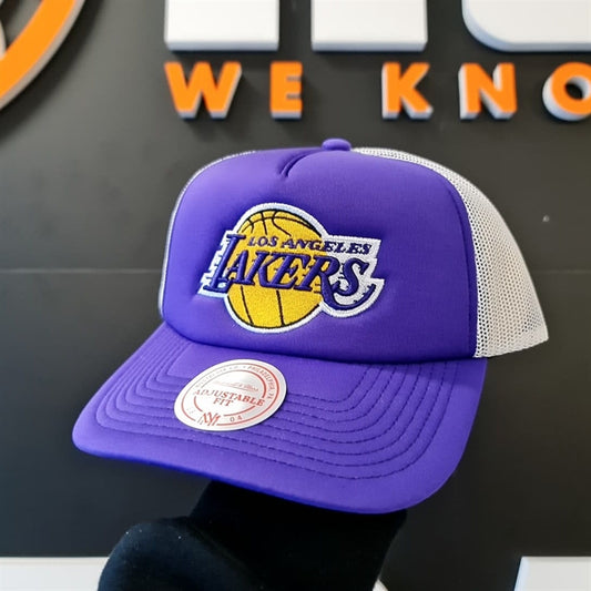 Mitchell & Ness NBA Off The Bacboard Trucker Snapback - Los Angeles Lakers